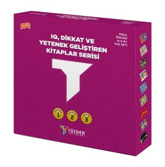 IQ, Dikkat ve Yetenek Geliştiren Kitaplar Serisi 9&#039;lu Set (Okul &Ouml;ncesi)