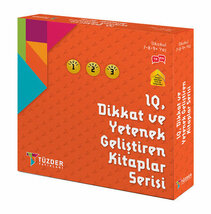 IQ, Dikkat ve Yetenek Geliştiren Kitaplar (İlkokul) Serisi 9'lu Set - Draw, Cube, Find, Solve, Mind, Crossword, Coordinate, Matrix, Algorithm