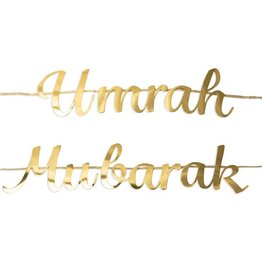 Umrah Moubarak Harfli Süsleme