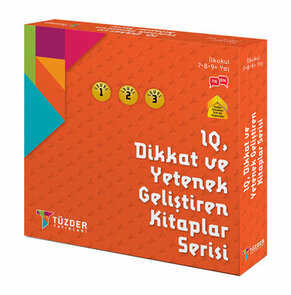 IQ, Dikkat ve Yetenek Geliştiren Kitaplar (İlkokul) Serisi 9'lu Set - Draw, Cube, Find, Solve, Mind, Crossword, Coordinate, Matrix, Algorithm