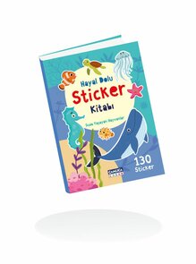 HAYAL DOLU STİCKER KİTABI-1 (YABANİ HAYVANLAR)