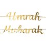 Umrah Moubarak Harfli Süsleme